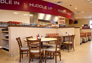 Huddle House interior