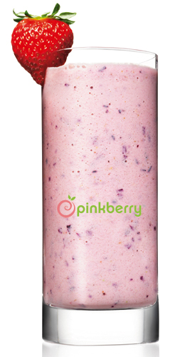 Pinkberry's Strawberry Banana smoothie