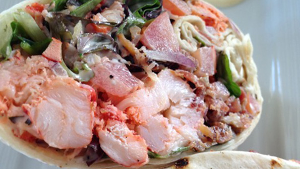 The Maine Lobster Wrap from View.