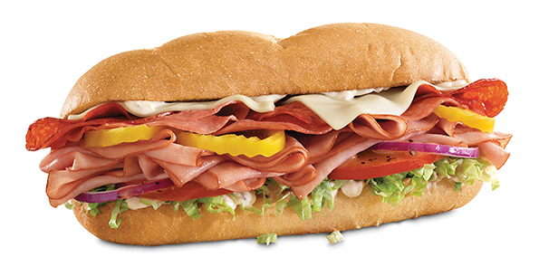 Arby's Loaded Italian sandwich