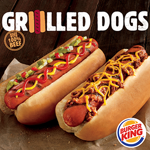 Burger King hot dogs
