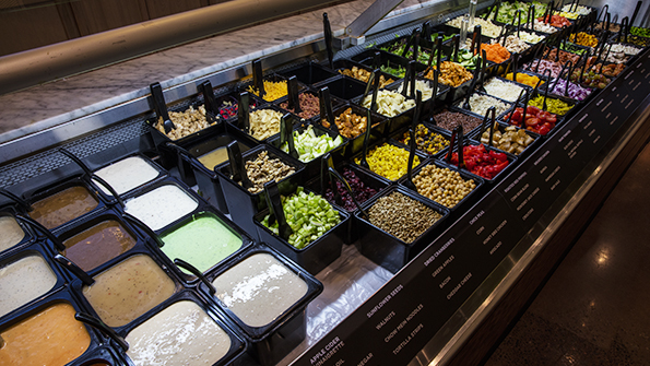 Saladworks toppings