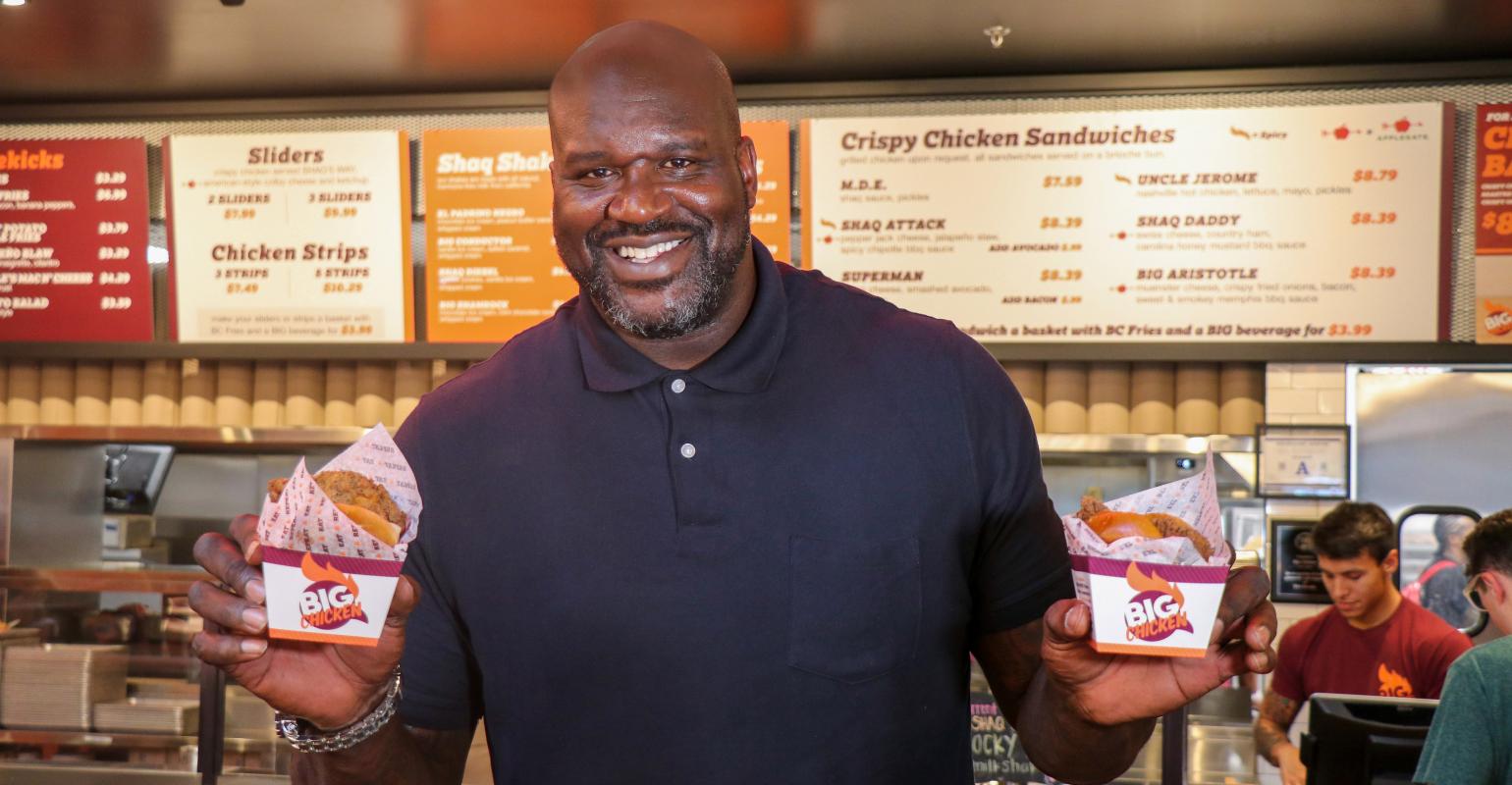 Shaquille O’Neal-Owned Big Chicken signs 50-unit franchise agreement