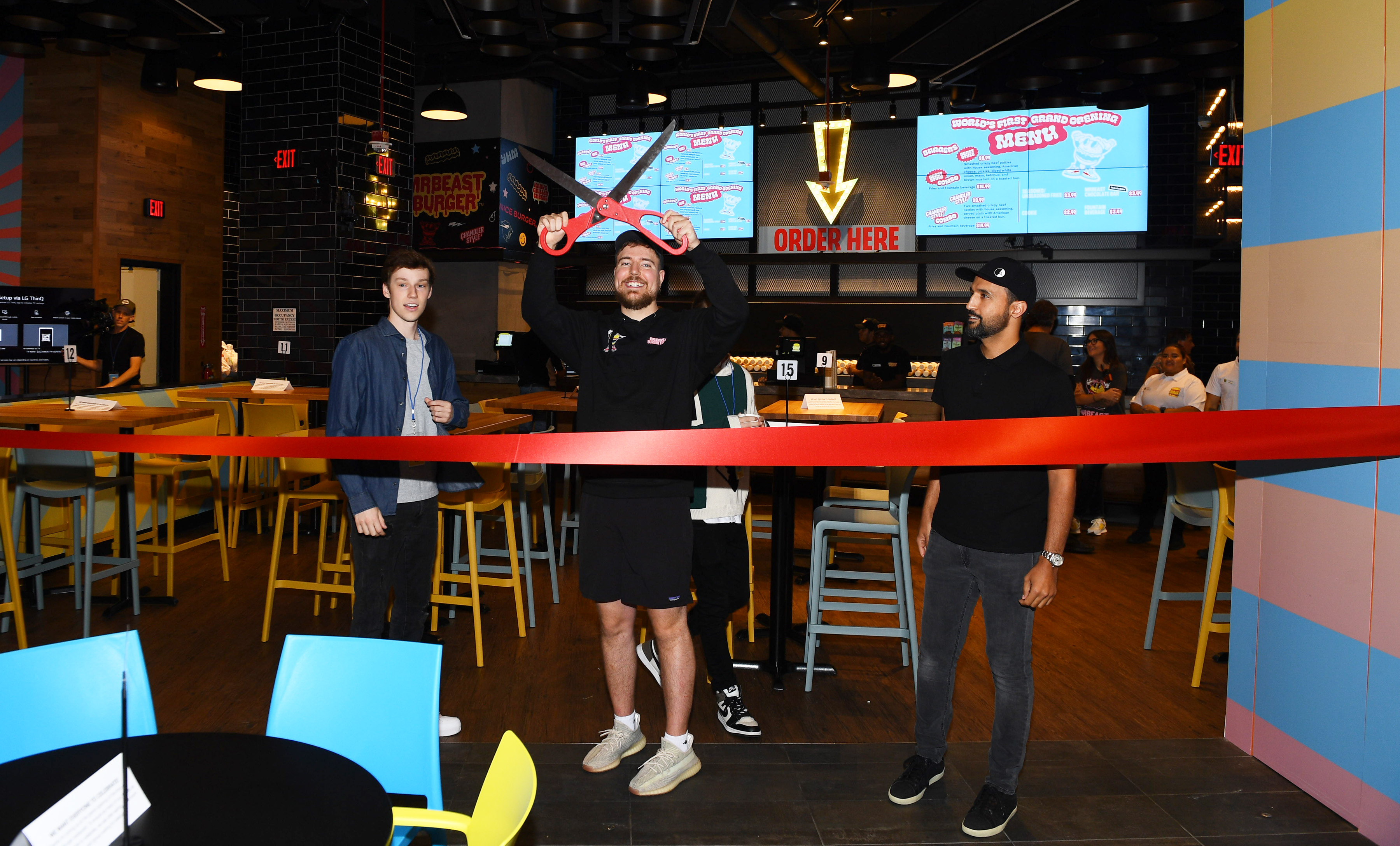 MrBeast Burgers opens its first brick-and-mortar location