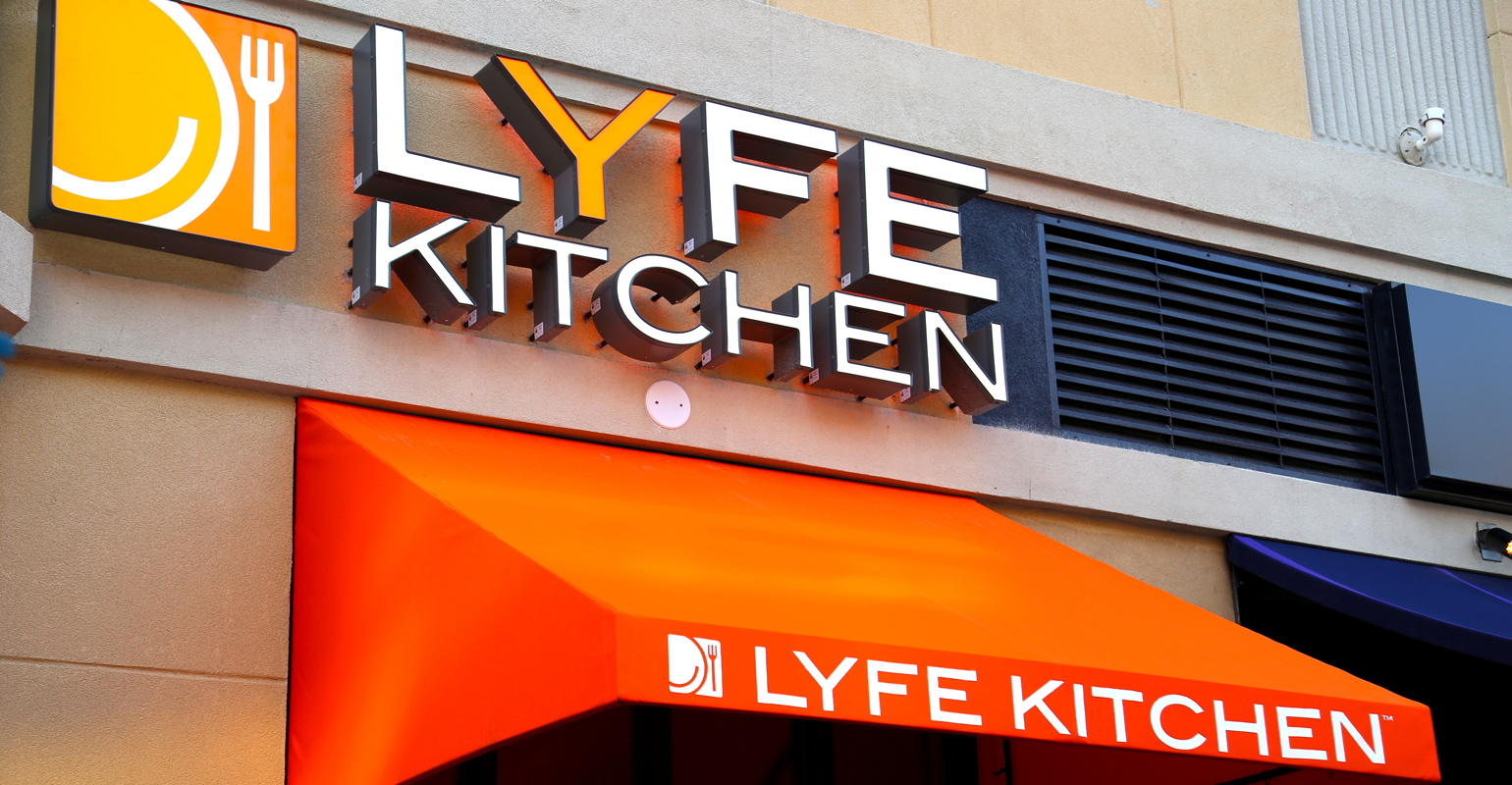 Lyfe Kitchen Exterior Sign Promo 