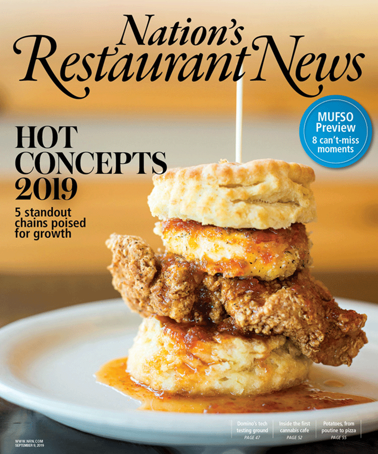 Nation's Restaurant News September 9 2019 Hot Concepts MUFSO preview