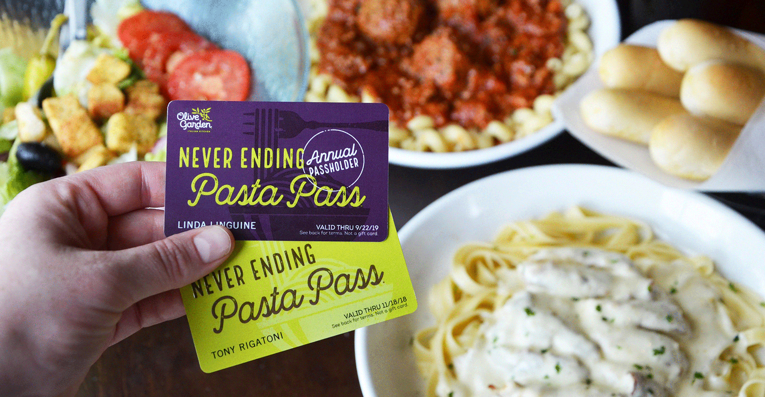 Olive Garden Expands 5 Year Old Pasta Pass Promotion Nation S