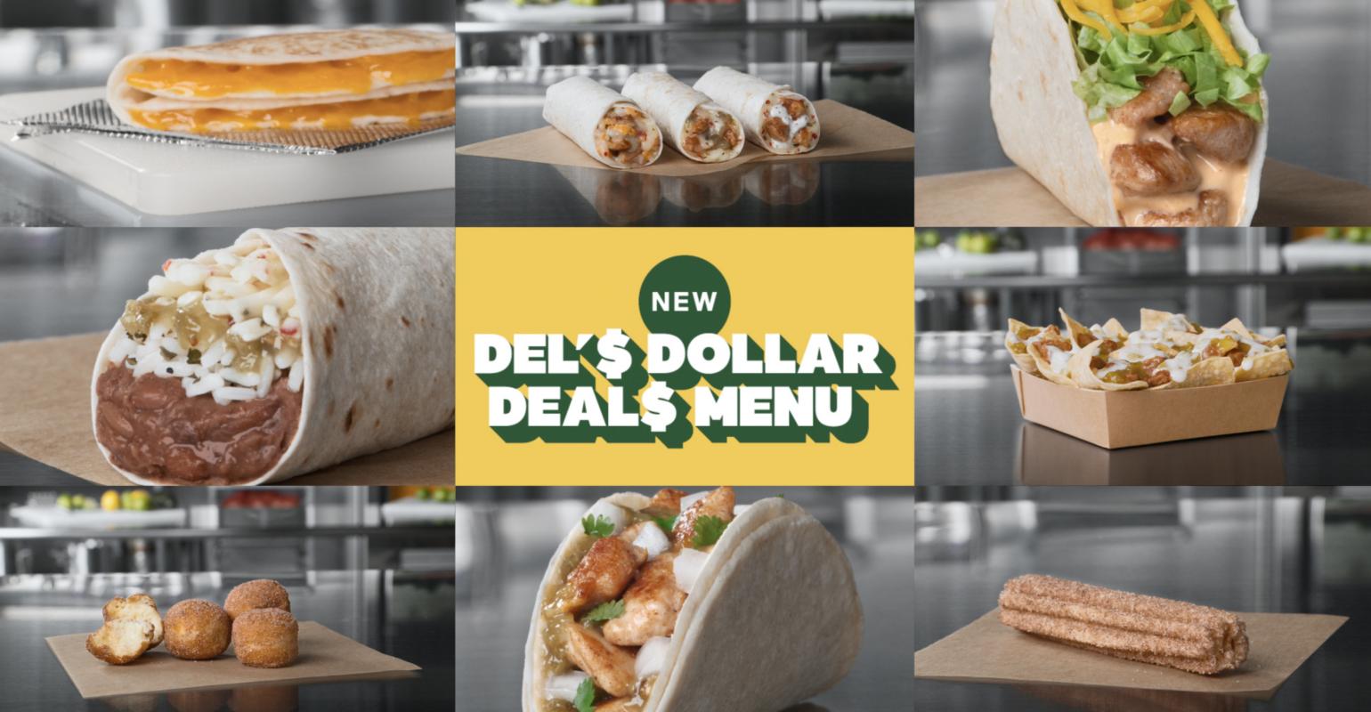 Del Taco debuts Del's Dollar Deals Menu