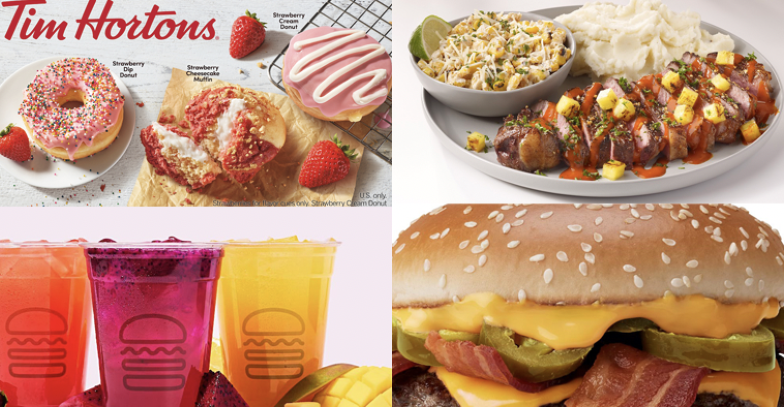 New items from McDonald's, Tim Hortons, and TGI Fridays