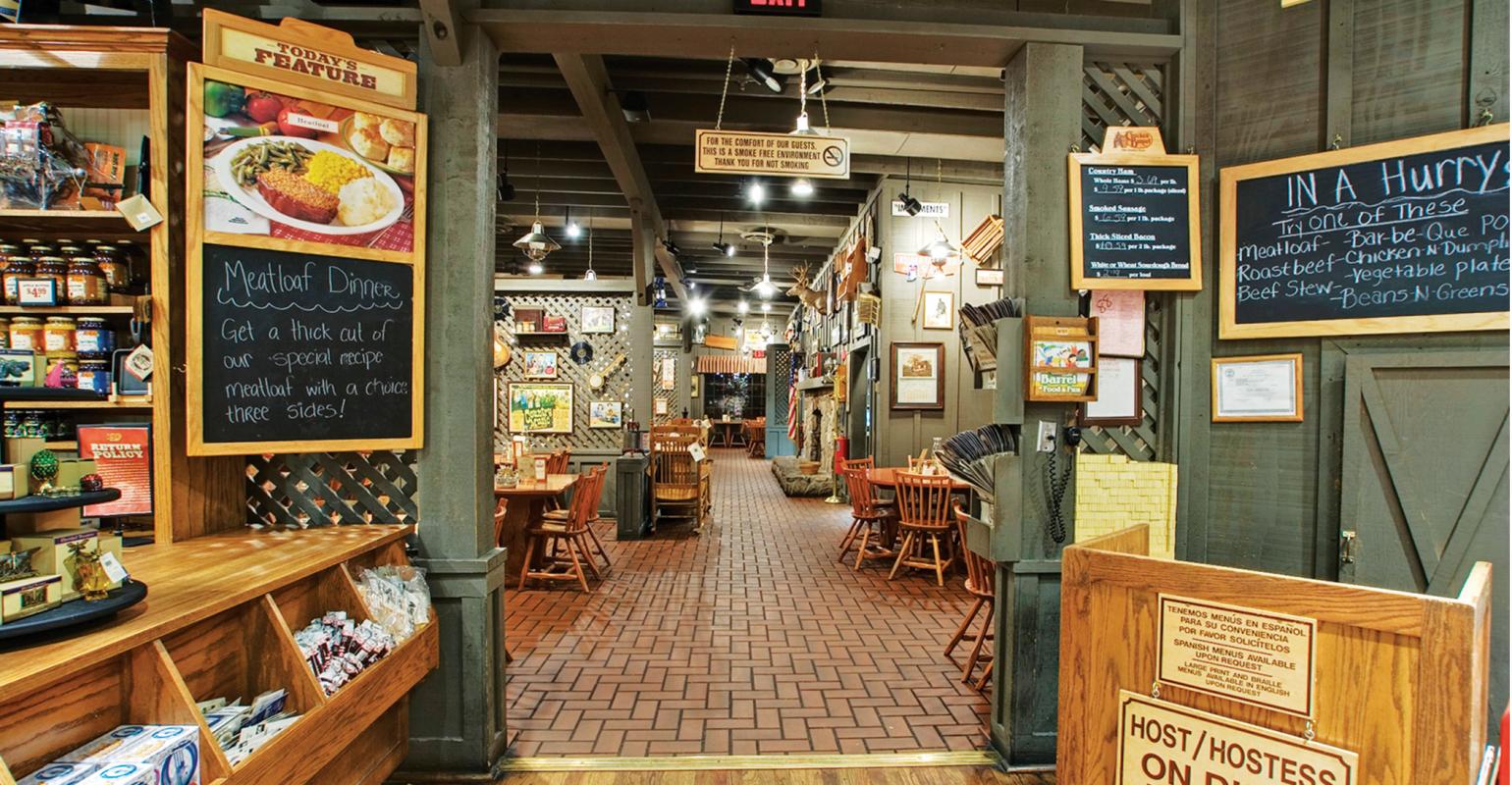 Restaurant, retail combo keeps customers in tune with Cracker Barrel