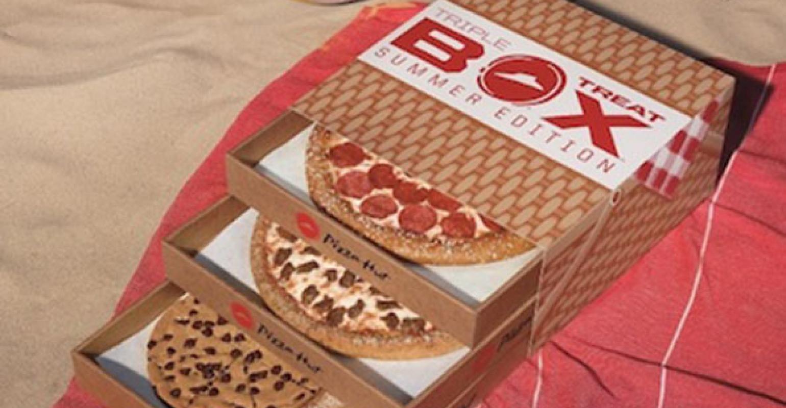 Pizza Hut Brings Back Cardboard Pizza Dresser For The Holidays