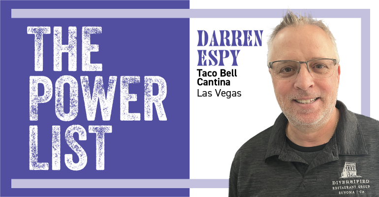Nation's Restaurant News 2023 Power List Darren Epsy Taco Bell 