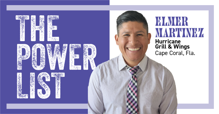 Nation's Restaurant News 2023 Power List Elmer Martinez Hurricane Wings