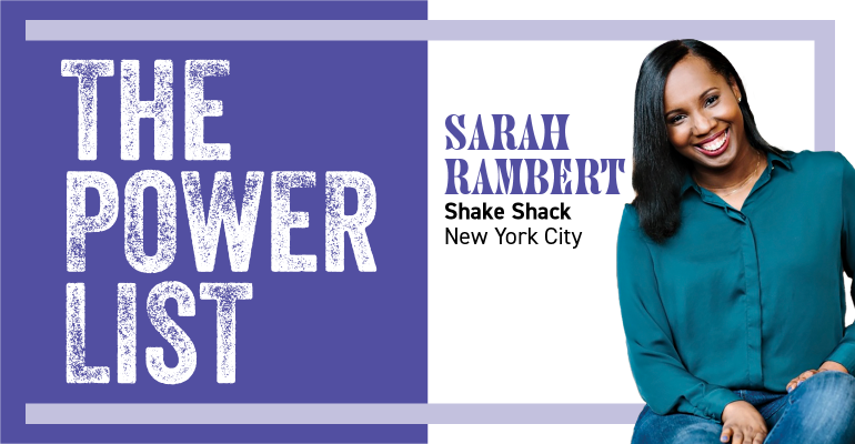 Nation's Restaurant News 2023 Power List Sarah Rambert Shake Shack