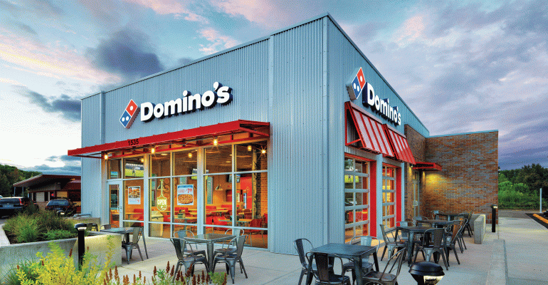 Domino's storefront