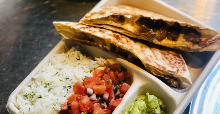 A Chipotle quesadilla