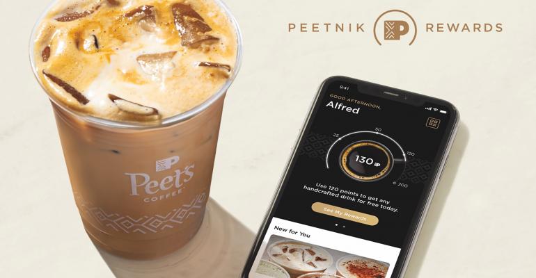 Peet's Coffee rewards