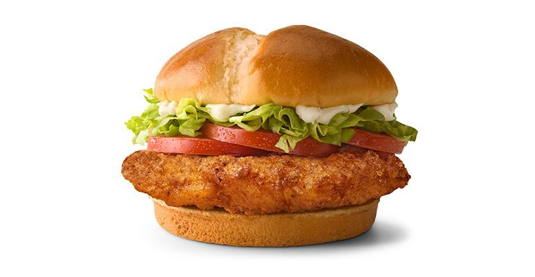 McDonald’s chicken sandwich