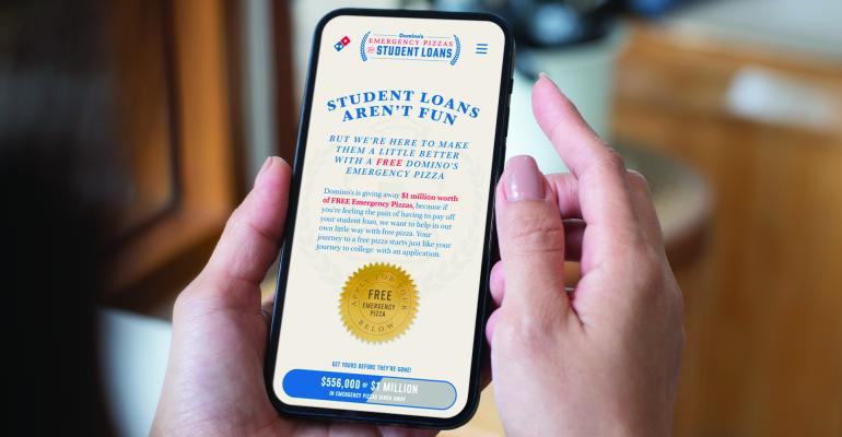 Student Loans Mobile Experience Dominos