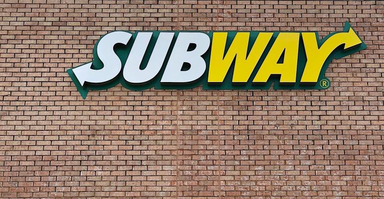 Subway sandwiches sign