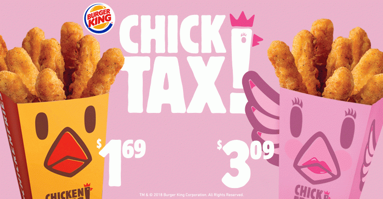 Women asked to pay more for ‘Chick Fries’ in new Burger King video