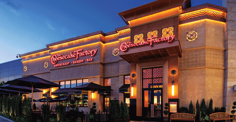 cheesecake factory exterior