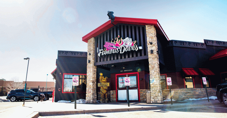 Famous Dave’s plans to focus on off-premise sales