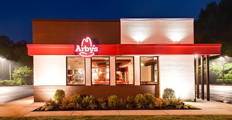 Inside a remodeled Arby&#039;s restaurant