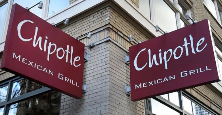 Chipotle restaurant sign