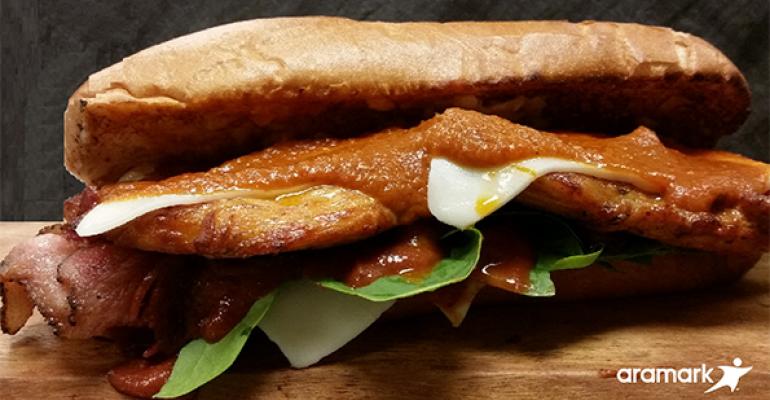 Aramark taps local tastes with stadium sandwiches