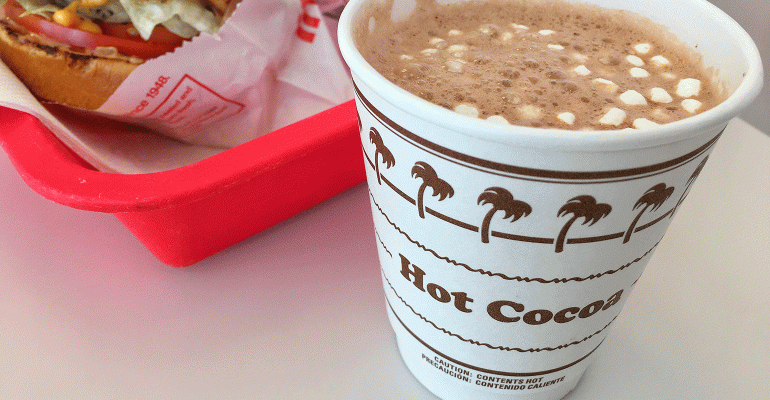 In-N-Out Burger brings back hot cocoa