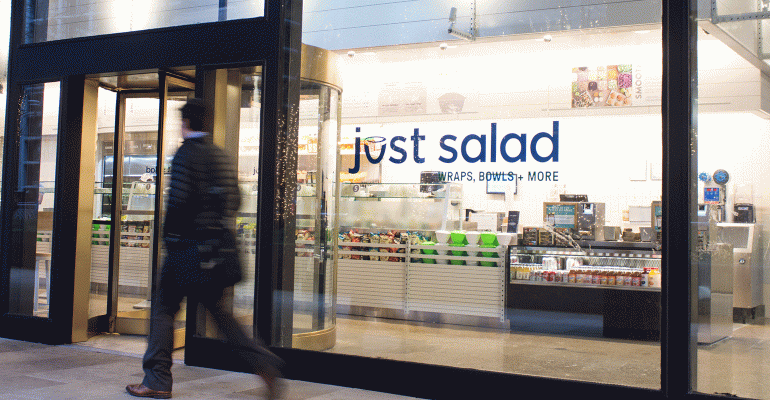 Just Salad storefront