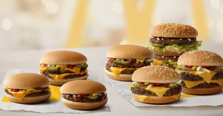 McDonald’s goes clean with seven burgers