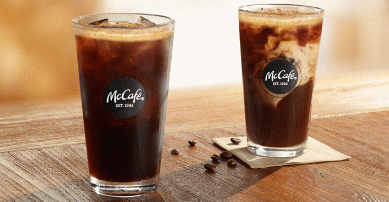 McDonald’s tests cold brew coffee
