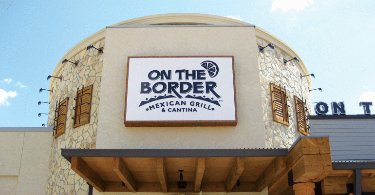 An On the Border storefront