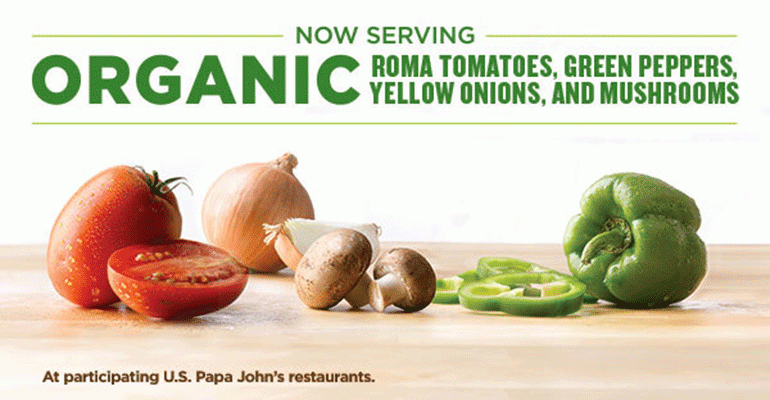 Papa John's organic
