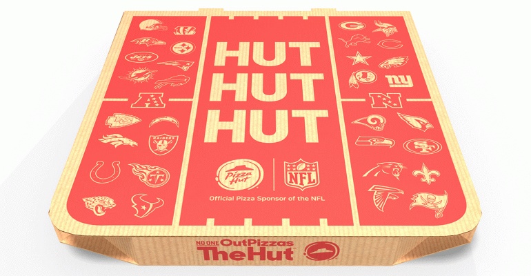 Pizza Hut goes long in NFL marketing