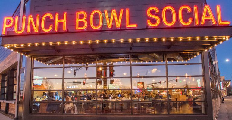 punch bowl social exterior