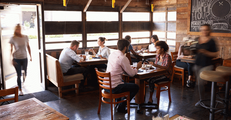 Restaurant scene