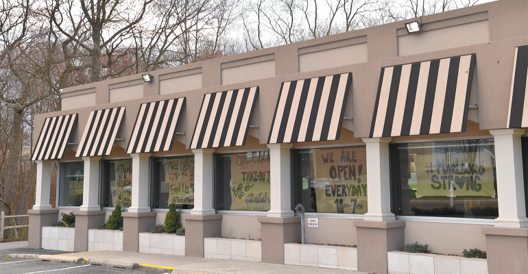 A diner in New Jersey that is now takeout-only