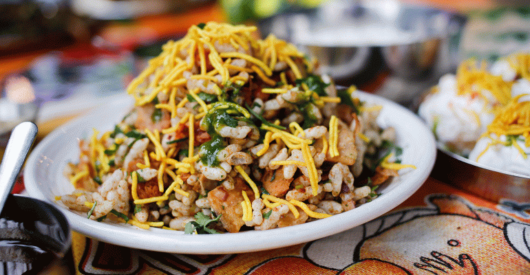 Texture explosion: Puffed pieces add crunch to dishes