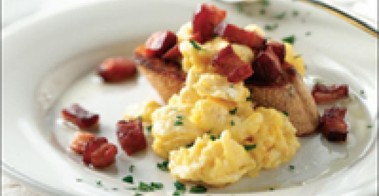 DISH OF THE WEEK: Truffled eggs and bacon