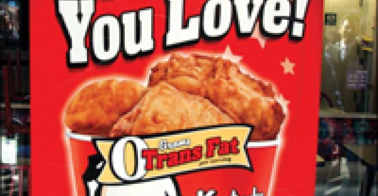 KFC’s ads stake out lead QSR position in no-trans-fat frying