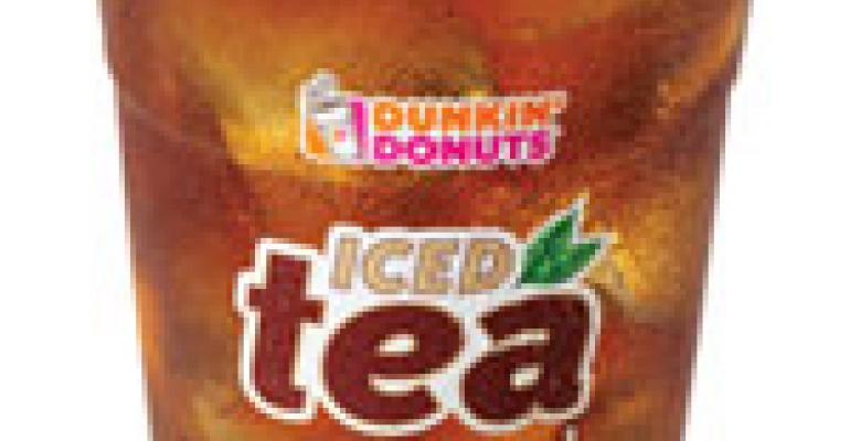 Dunkin’ adds fresh-brewed iced tea