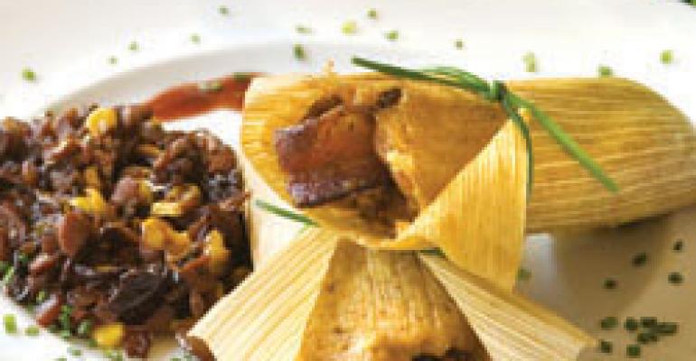 DISH OF THE WEEK: Cherry bacon and duck tamales