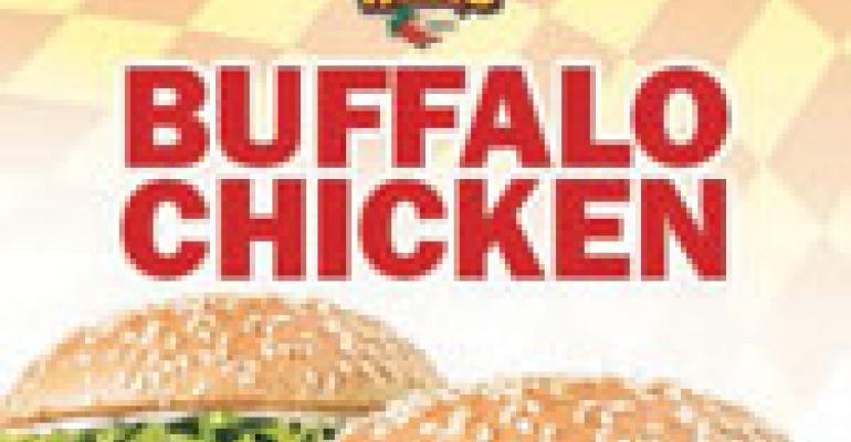 Checkers serves up Buffalo chicken sandwich