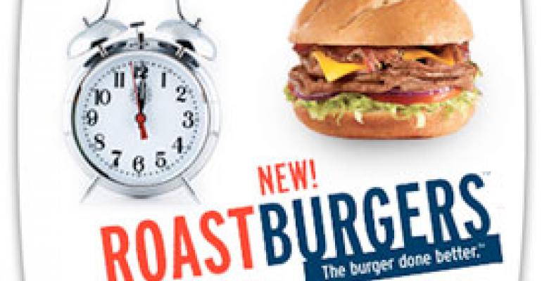 Arby&#039;s promos Roastburger with giveaway