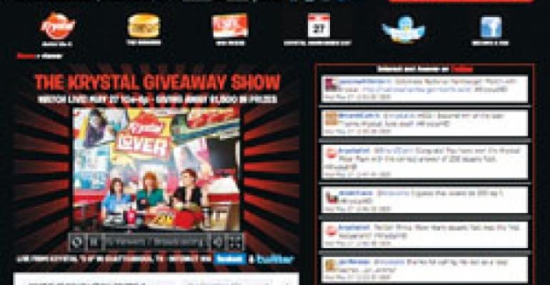 Krystal Giveaway Show keeps fans plugged in with social-media event