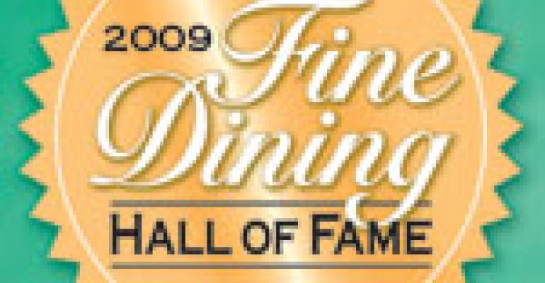 2009 Fine Dining Hall of Fame