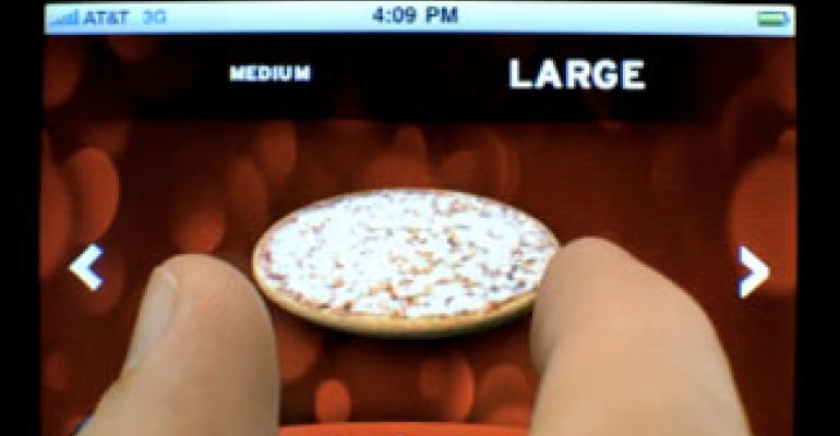 Pizza Hut debuts iPhone ordering app